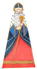 Red/Blue King Needlepoint Canvas